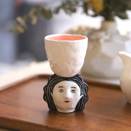 Japanese Ceramic Mug Coffee Cup Sake Cup Wine Glass Funny Mugs 100 ML Birthday Gift Cup Mug