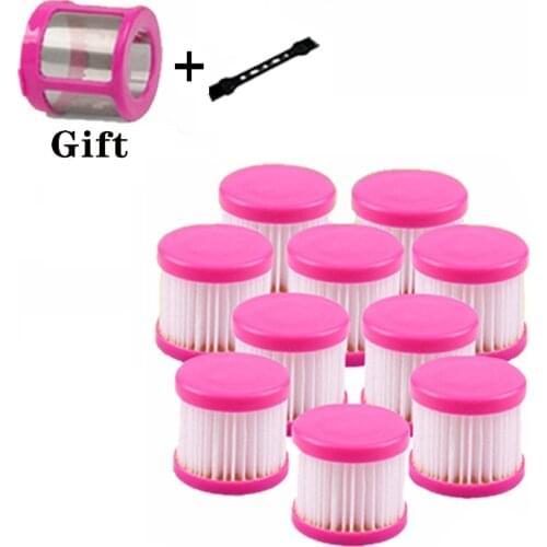 10 Pcs HEPA Filter from Puppyoo WP606 / WP607 Vacuum Cleaner Mites-killing Remover Collector Accessories