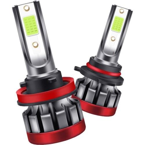 2Pcs 3000LM LED Fog Light Bulb 12V H8 H11 9005 HB3 9006 HB4 5202 880 881 P13W Lemon Green Auto Fog Lamp DRL
