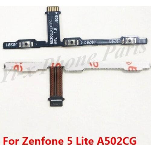 20pcs/lot Power On Off Volume Up Down Side Switch Button Key Flex Cable For ASUS Zenfone 5 Lite A502CG