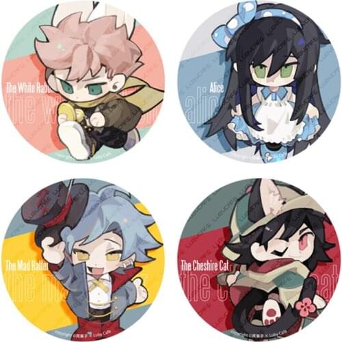 Anime ID:INVADED Cosplay Props Cartoon Badge Broochs Emblem Shirt Lapel Pin Pendants Collections Accessories Gifts Favor Funny