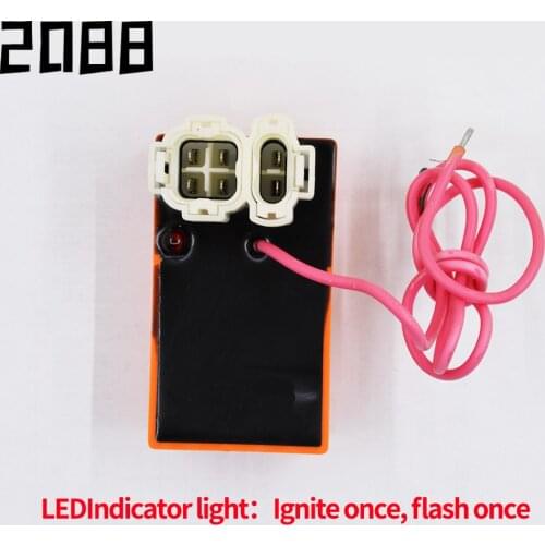 Motorcycle modified CDI stepless variable speed intelligent ignition is suitable for scooter ridercar tricycle 6 needle 1 thread