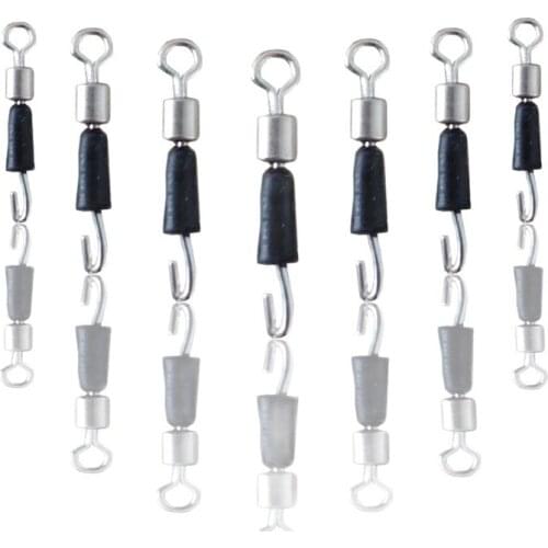 Fast connector Fishing link tackle Hook Rolling Swivels Line Connector all for Fishing supplier accessories and Swivel 10/20Pcs