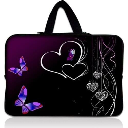 Hearts Butterfly Laptop Sleeve Case Bag Notebook Carrying Case For 12 13 15" Macbook Air Pro 14 15.6 Asus Acer Lenovo Dell Men