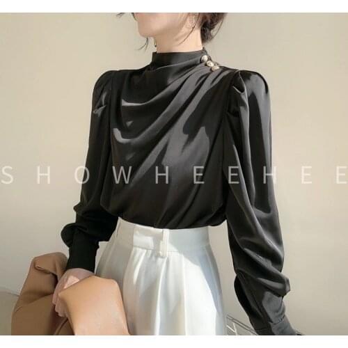 Блузки на пуговицах CMAZ China At AliExpress