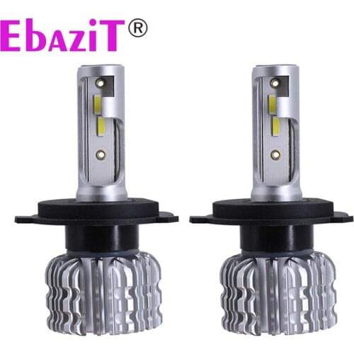 Ebazit High Low Beam H4 LED Car Driving Headlight H8 H9 H11 9006 9005 HB4 HB3 Fog Light 12V 6000K car Light Auto Fog Lamps Bulb