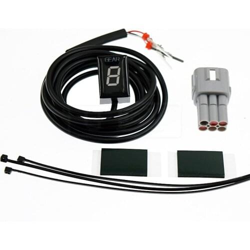 Motorcycle LCD Electronics 1 - 6 Level Gear Indicator Digital Gear Meter For Suzuki VL800 Intruder Volusia VL 800 1500 VL1500