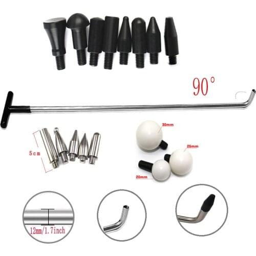 PDR Tools Paintless Dent Repair Tools Rods Tools Dent Puller Car Dent Removal for hail damage dent repair kit (R3)
