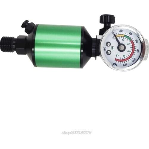 Oil Water Separator Air Regulator Gauge for HVLP Guns Plasma Cutters for All Kinds of Repairing with Pressure AG07 21 Dropship