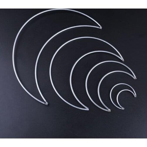 Metal Dream Catcher Moon Hoop for DIY Handmade Dreamcatcher Macrame Material Accessories Craft