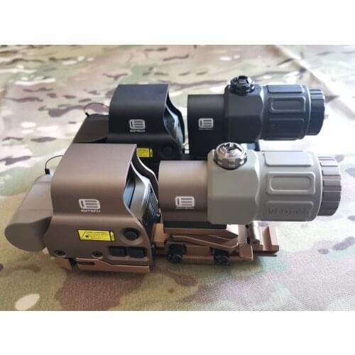 EvolutionGear EXPS3/G33/Side Flip Mount Sets Sighting System US Flag Markings