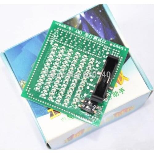 Free shipping Desktop computer AM3 CPU with light tester dummy load test card seat