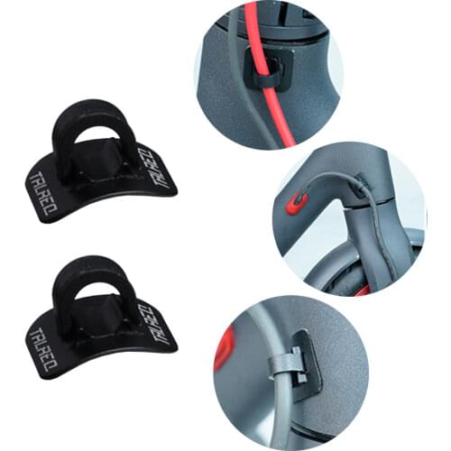 2PCS Pro Scooter Alloy Cable Tie Buckle Organizer For Xiaomi Mijia M365 Electric Scooter Skateboard Accessories free shipping