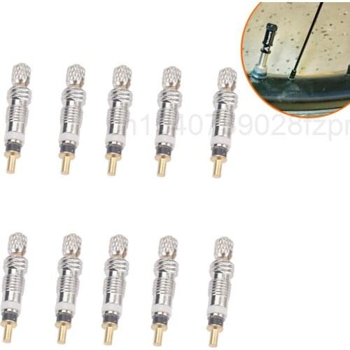 Suitable for Bicycle French Valve Core True Air Valve Brass Nickel Plated French Valve