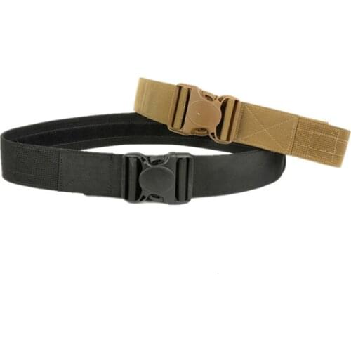 Military Tactical Nylon Belt Metal Buckle Adjustable Army Outdoor Quick Release Hunting Training Nylon 2 inch Belt for men