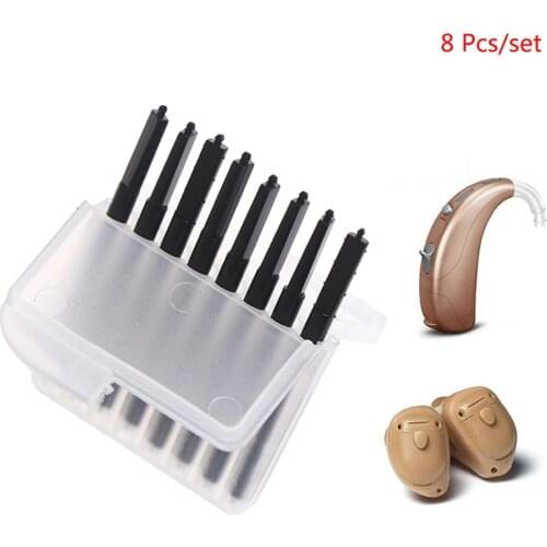 8Pcs/ Pack Wax Guard Filter Cerumen Protector For Hearing Aids Care Aid Tools Hot Sale