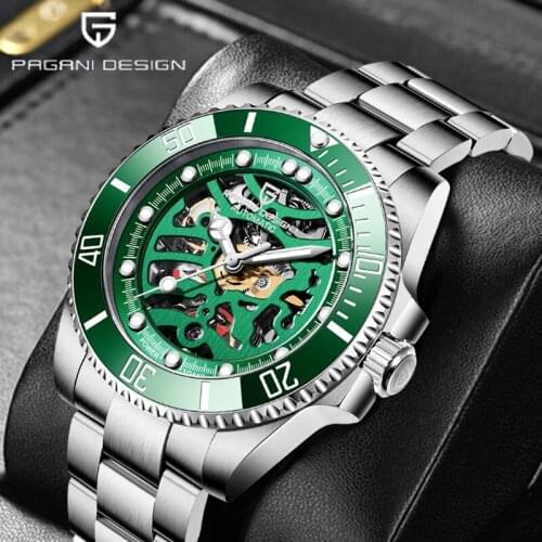 PAGANI Design Automatic Mechanical Mens Watch Top Brand Luxury Watch Mens Business Fashion Stainless Steel Waterproof Watches