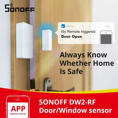 1/3/5/10 PCS Itead SONOFF DW2 RF Door Window Alarm Sensor Wireless Magnetic Door Detector Anti-Theft Alarm Smart Home Security