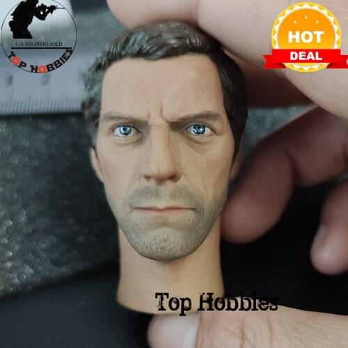 Headplay 1/6 Male Military Soldier Head Sculpt HP-0075 Hugh Laurie Dr. Routh Model F 12" Hottoys 1/6 Action Figure Body Toygift