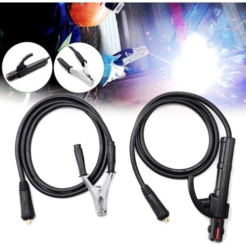 300A Quality Welding Earth Ground Clamp Clip Cable Mig Tig Arc Welder for Professional Use Manual Welder Grip Tool 150 cm Length