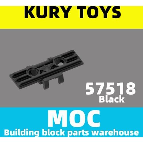 Kury Toys DIY MOC For 57518 100pcs Building block parts For Link Tread Wide with Two Pin Holes