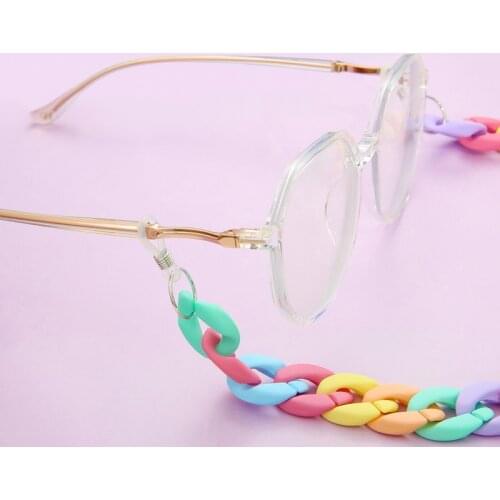Fashion Mask Sunglasses Acrylic Chains Neck Strap Connectors Glasses Rope Diy Jewelry Findings Accessories Wholesale