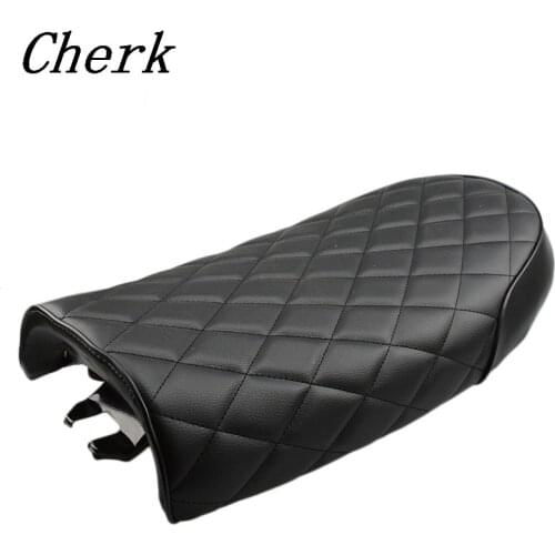 Motorcycle Black Vintage Cafe Racer Seat For Honda CB CL CB200 CB350 CB400 CB500 CB550 CB750 CB250 Suzuki Yamaha Retro Saddle