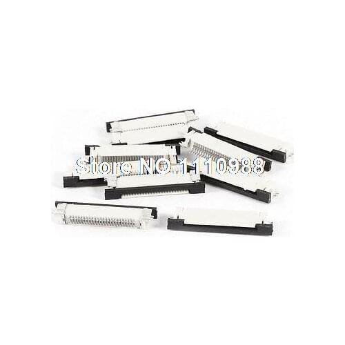 10pcs FFC FPC Flat Socket Ribbon Connector 24Pin 0.5mm Pitch for Computer Port