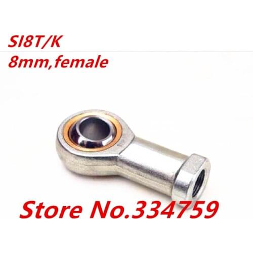 NEW si8t/k SI8T/K 8mm internal thread female Metric Thread Rod End Joint Bearing SI8T/K SI8TK PHSA8