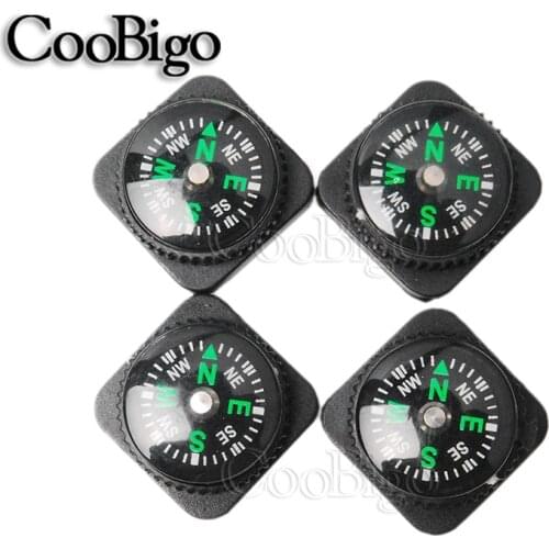 Portable Belt Mini Compass for Paracord Outdoor Hiking Watch Strap Bracelet Survival Navigation Tool Accessories
