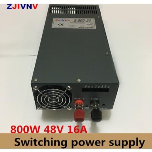 AC to DC 48V 800W High Quality Voltage Converter Switching Power Supply 48W 16A input 110v or 220vac smps 48vdc