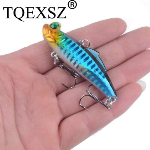 1pcs 6.7cm 12g Hard Fishing Lure VIB Rattlin Hook 3D Eyes Fishing Sinking Vibra Lures Crank Baits swimbait fishing tackle