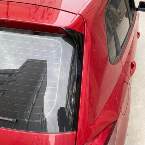 For Volkswagen POLO spoiler 2019 2020 2021 high quality ABS material rear wing sport accessories body kit rear spoiler