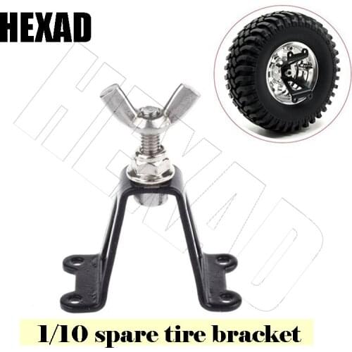 1/10 Axial Remote Control Crawler Car Tire Frame Metal Spare Tire Bracket Wheel Frame Bracket