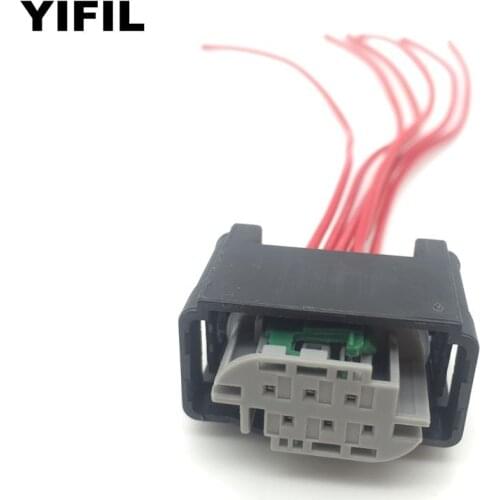 1pcs/lot 6 Pin Tyco Accelerator Pedal Plug Throttle Valve Sensor Connector With Wire Pigtail For BENZ BMW 1-967616-1 7M0973119