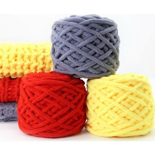 100g/set Knitting Yarn Chunky Soft Milk Cotton Threads Blended Chenille Wool Yarn Crochet Threads for DIY Hat Scarf Thread Lines