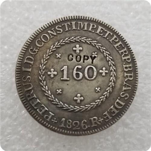 1826 Brazil 160 Reis COIN COPY