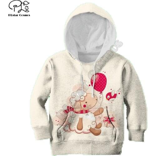 Sheep Giving Balloon To Bird 3d Hoodies zipper coat Long Sleeve Pullover Sweatshirt Tracksuit Hooded/pants