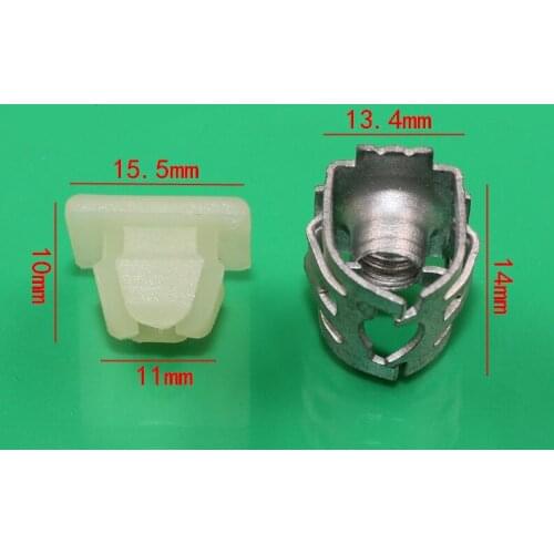 Fit for Dongfeng Peugeot 508/408/308/3008/301 vehicle license plate screw fixed base buckle logo 4pcs