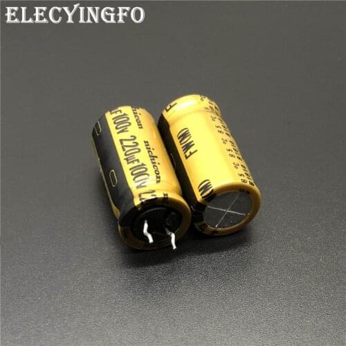 5pcs/20pcs 220uF 100V NICHICON FW Series 12.5x25mm 100V220uF HiFi Audio Capacitor