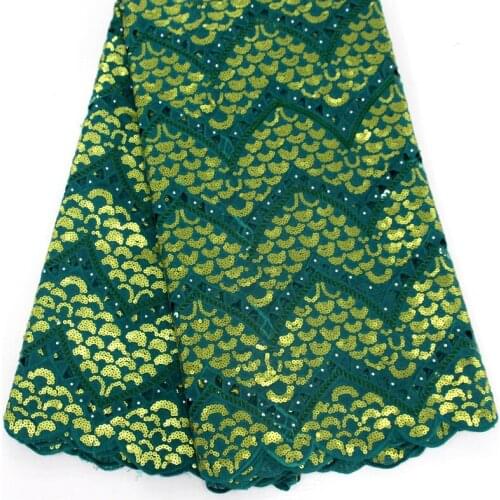 Sequins French Lace Fabric 2018 Hot Sale Organza Flower Nigerian Laces High Quality African Tulle Lace Fabrics For Women Dress