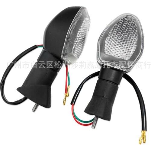 Smoked Motorbike Indicator Flasher Turn Signal Lights For Suzuki V650 1000 dl GSXS GSX-S 1000S 750 GSR750 Moto Bulb Lamp