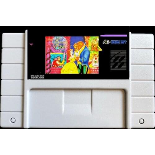 Beauty and the Beast USA-NTSC version 46 pins Video games card NTSC version for Retro Video games Console