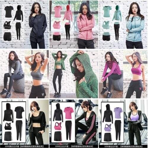 Two Piece Set Women Yoga Spring Summer Sports Womens Yoga New Running Clothes Red Conjuntos De Mujer Ensemble Femme