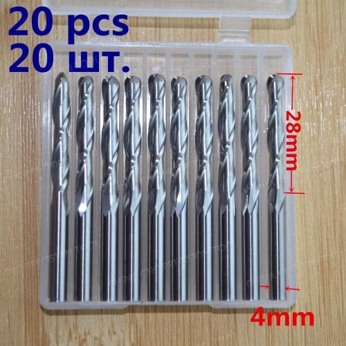 4mm*28mm,Freeshipping CNC solid carbide End Mill,tungsten steel 2 flutes ball nose router bit,wood tool,Relief Milling Cutter