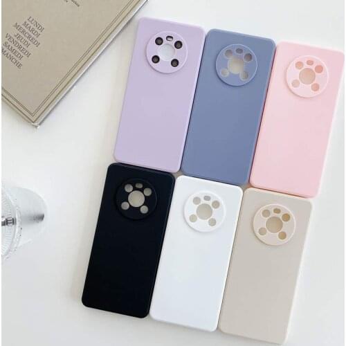 Pure Candy Color Soft TPU Rubber Matte Back Phone Case Cover Shell For Huawei P30/40 Pro Mate30/40 Pro Nova 5/7/8 Pro