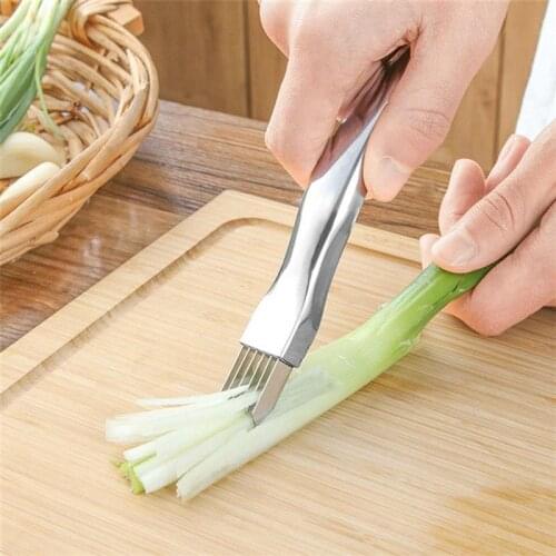 Shallot Knife Onion Garlic Vegetable Cutter Cut Onions Garlic Tomato Device Shredders Slicers Cooking Tools Kitchen Accessories