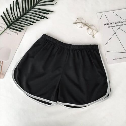 Female Elastic Skinny Slim Beach Egde Short Hot Simple Women Casual Shorts Patchwork Body Fitness Workout Summer Shorts