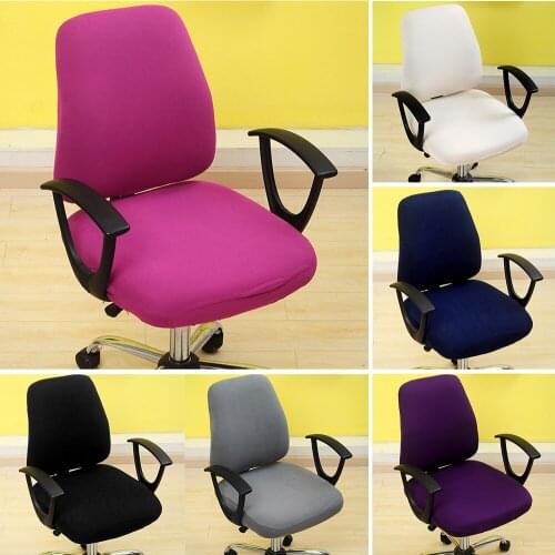 Solid Color Removable Chair Cover Big Elastic Slipcover Modern Kitchen Wedding Banquet Hotel Stretch Chair Cover For Banquet