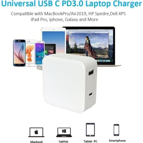 All In One Fast Charging USB C Type C Laptop Charger Notebook Adapter For Phone Tablet Macbook Spectre 13 Yoga